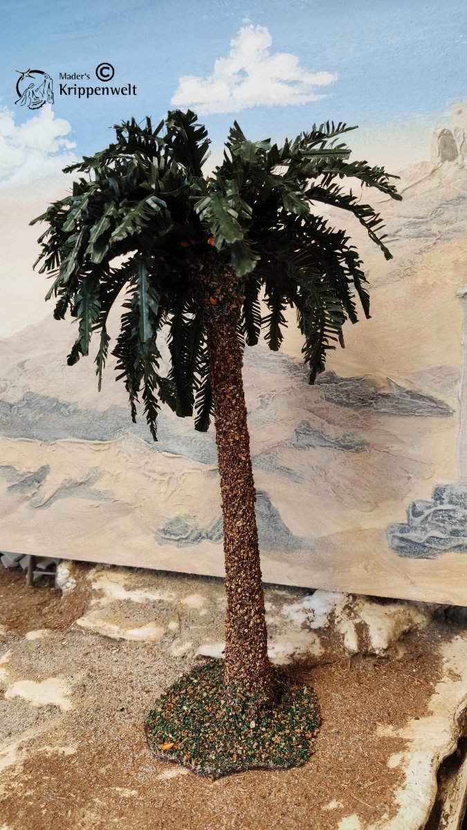 klicken um großes Bild anzuzeigen 15 cm oder 25cm Palme als Krippenbotanik