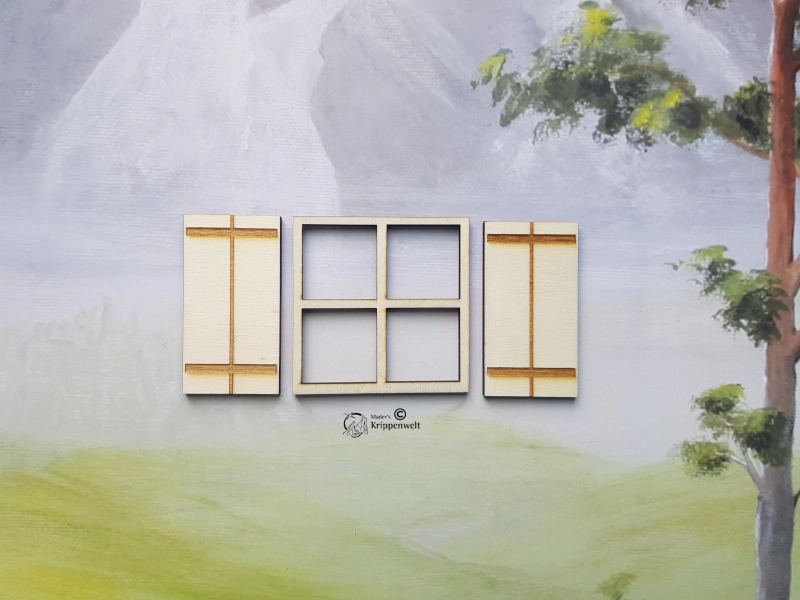 klicken um großes Bild anzuzeigen Fensterladen und Fenster A-108014