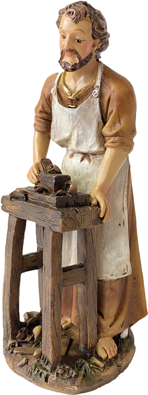 Schreiner mit Tisch für 11er Figuren