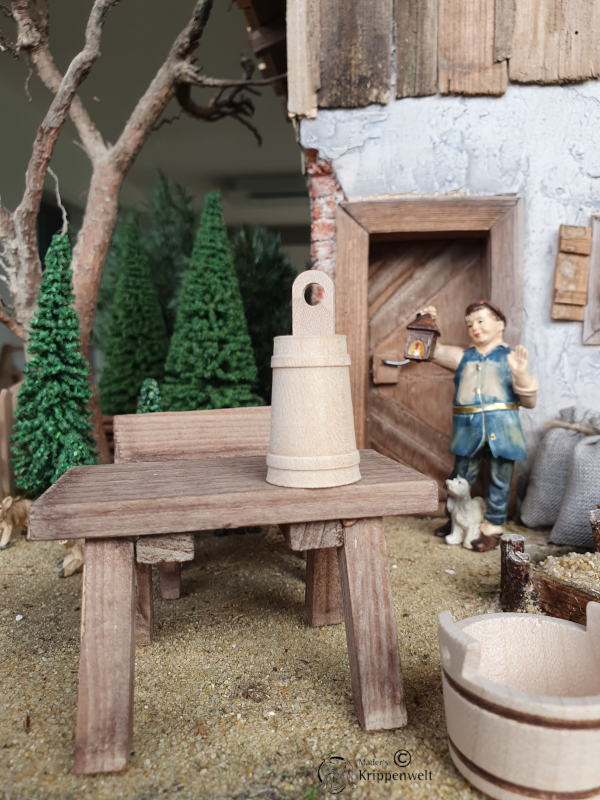 Artikel anzeigen Butterfass als Weihnachtskrippendeko