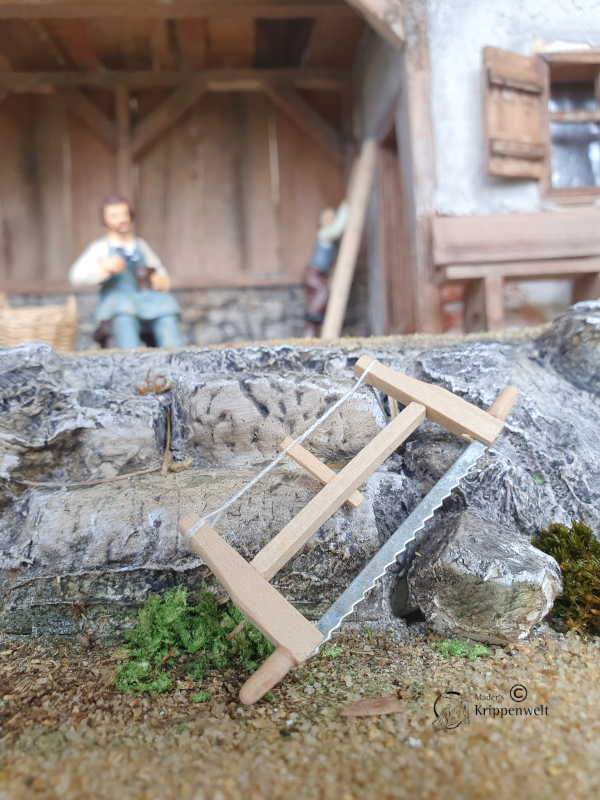 Artikel anzeigen Schreinersäge als Weihnachtskrippenzubehör