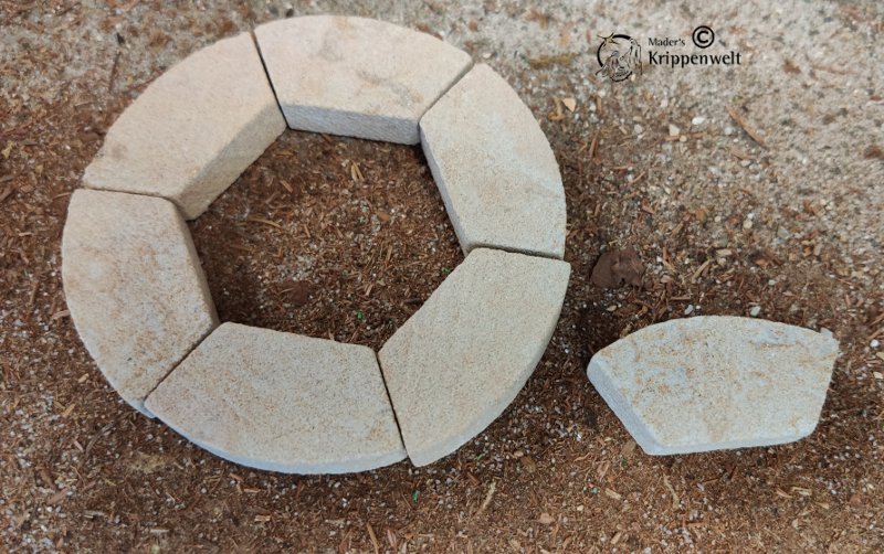Artikel anzeigen Krippen - Baumaterial konische Sandsteine