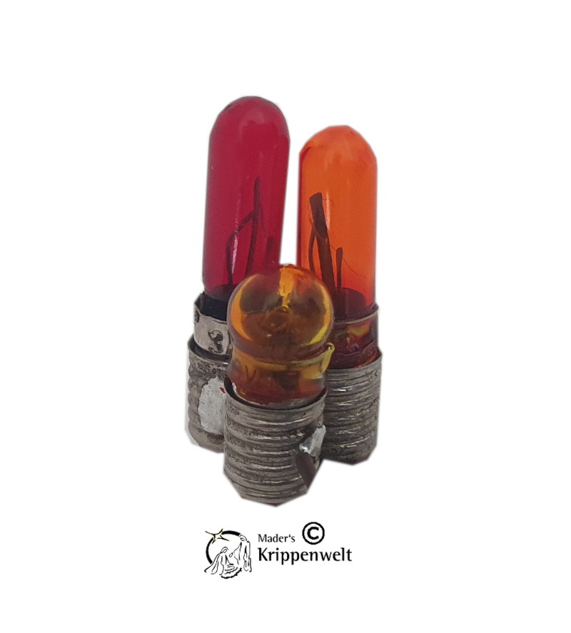 Artikel anzeigen Flackerlicht 3-farbig 3,5 V mit Sockel und Stecker