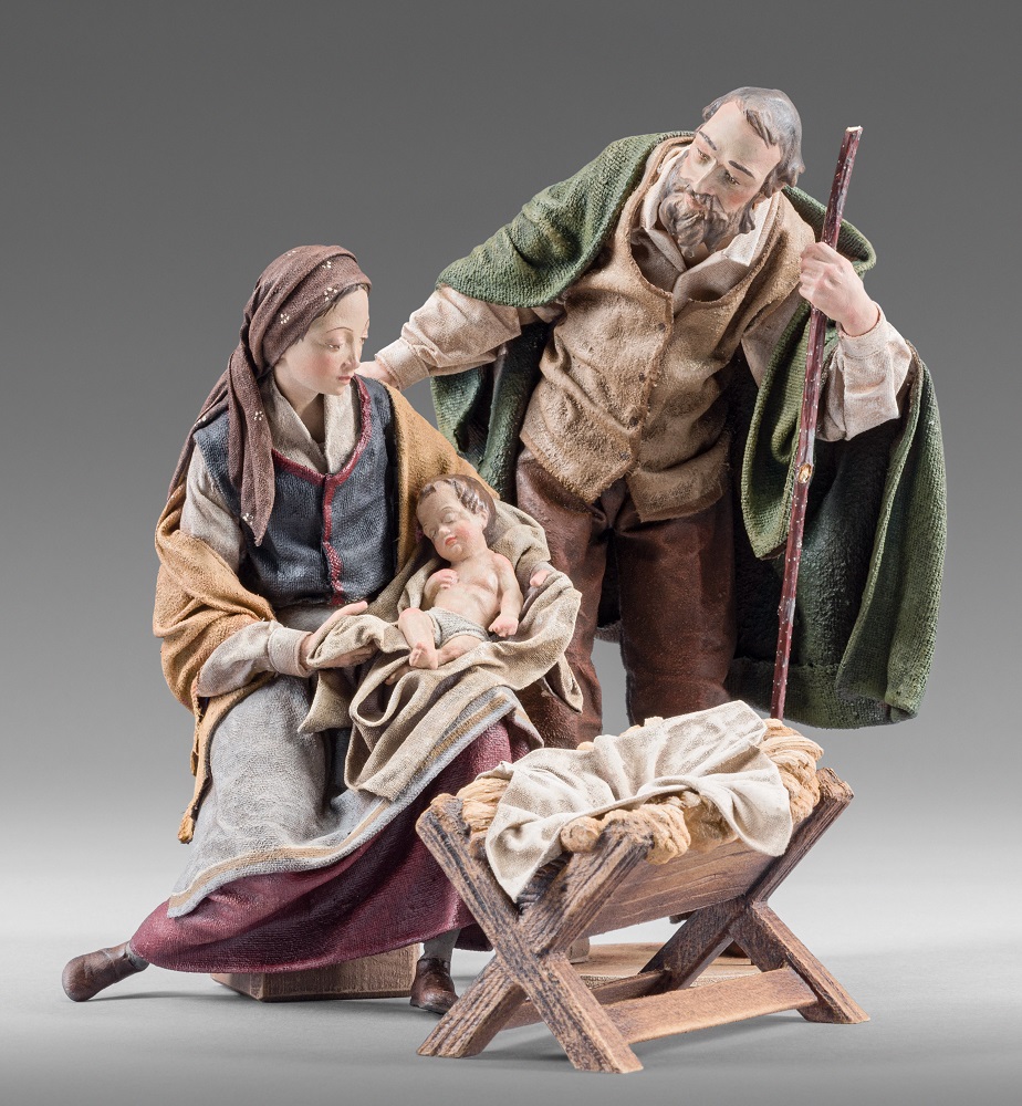 Artikel anzeigen heilige Familie als Krippenfigur von der Rustika Krippe von Heide