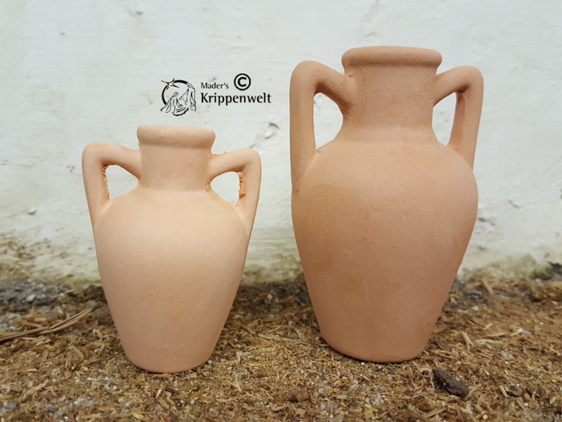 klicken um großes Bild anzuzeigen Tonvase als Weihnachtskrippenzubehör