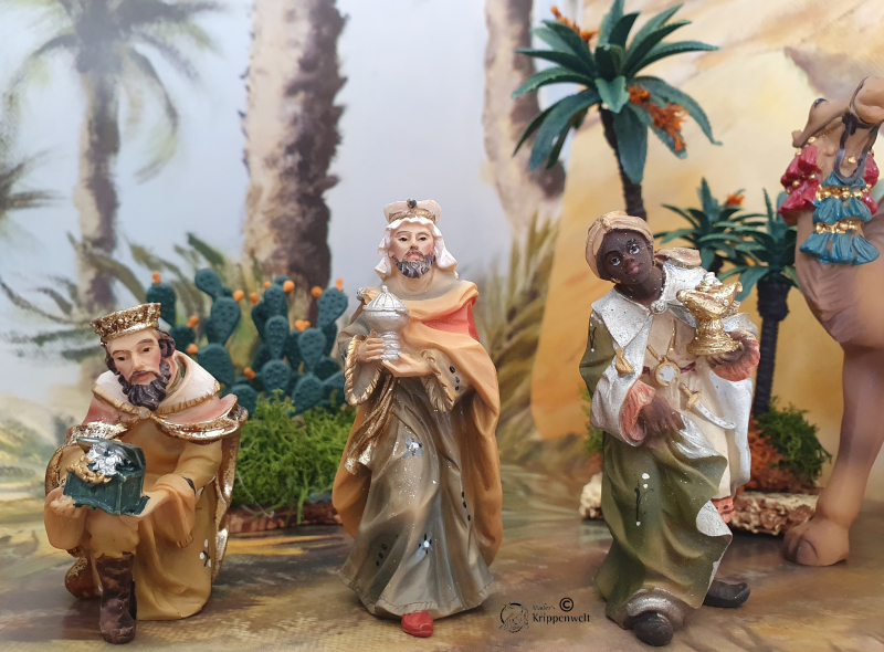 Artikel anzeigen Heilige drei Könige aus Polyresin Krippenfiguren