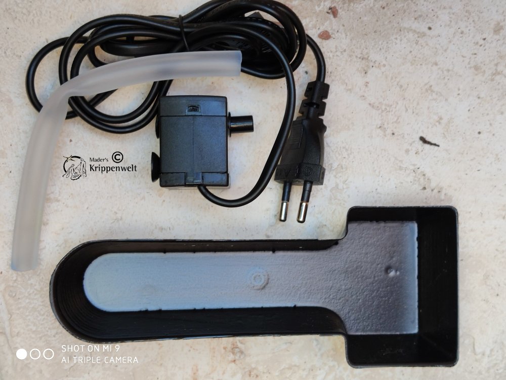 Artikel anzeigen komplettes Brunnen Set für den Bau eines elektrischen Wasserlaufs