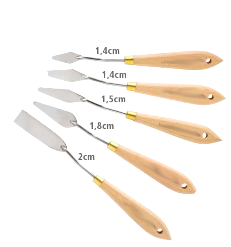Spachtelset 5-teilig