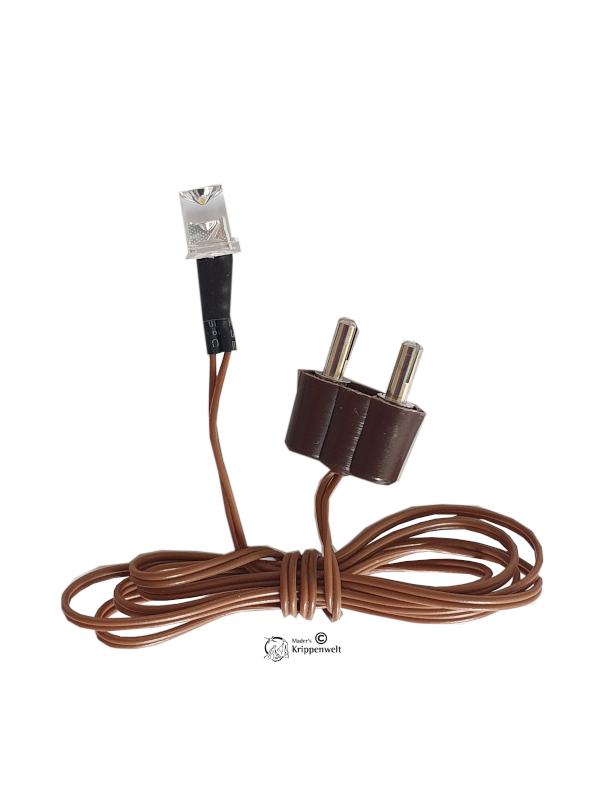 Artikel anzeigen LED weiß 3,5 V Leuchtdiode konkaves Birnchen mit Vorwiderstand