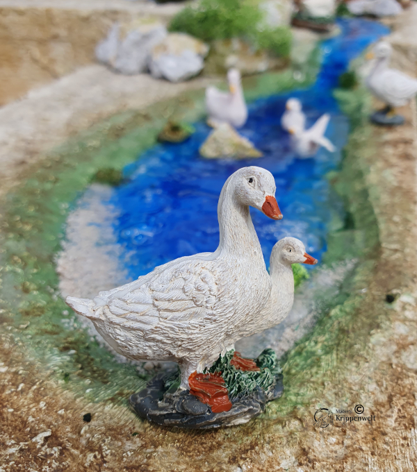Artikel anzeigen Gänsegruppe als Krippenfigurentiere