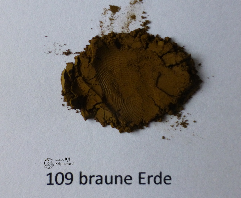 Pulver-Verwitterungsfarben für den Krippenbau