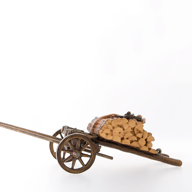 geschnitzte Krippenfiguren von Lepi aus dem Grödnertal