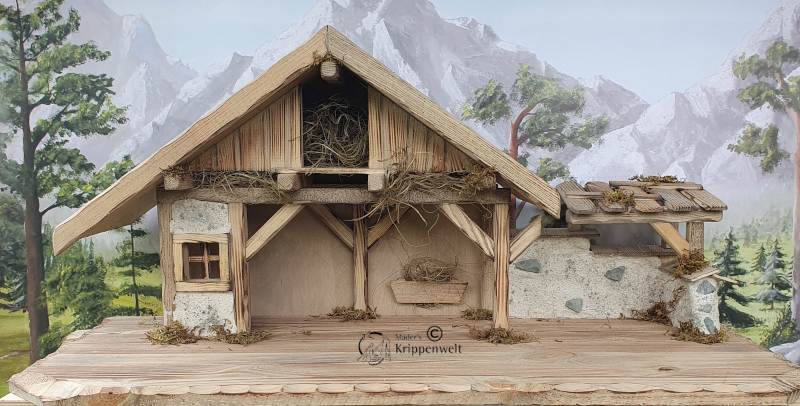 Artikel anzeigen Krippenstall heimatlich groß