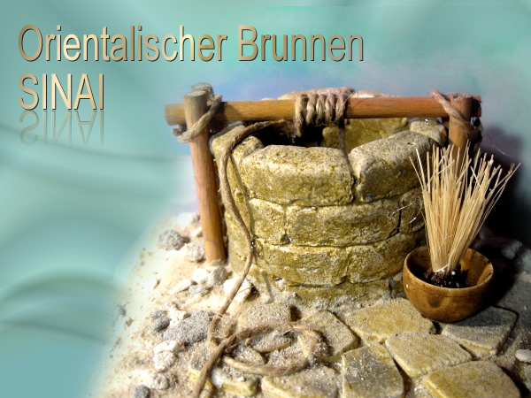 Brunnenbausatz als Krippenzubehör