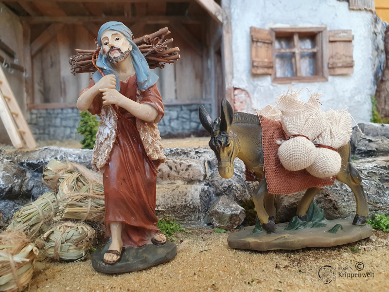 Artikel anzeigen Holzträger aus Kunstharz als Krippenfigur