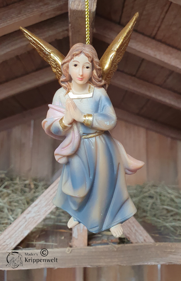 Artikel anzeigen stehender, betender Engel als Weihnachtsfigur