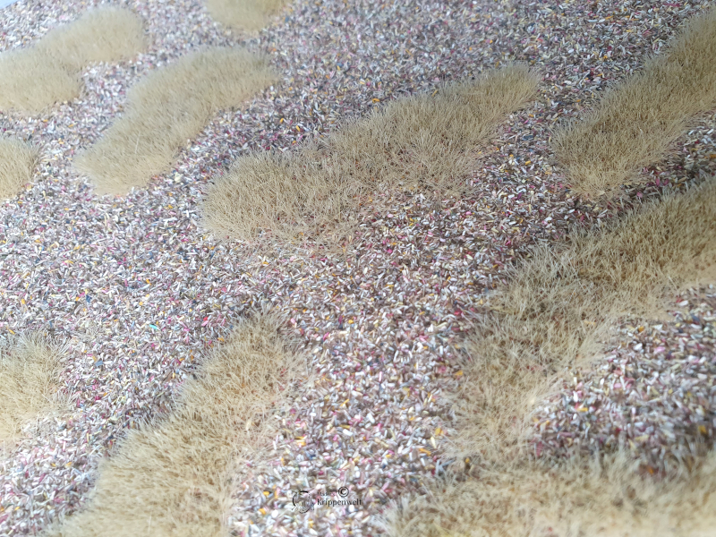 klicken um großes Bild anzuzeigen Naturwiese - Steppe für orientalische Krippenlandschaft