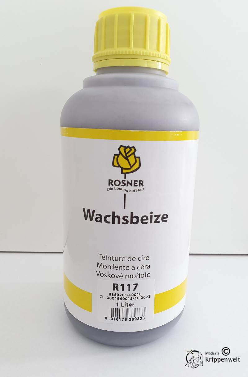 Wachsbeize Rosner 117 graublau