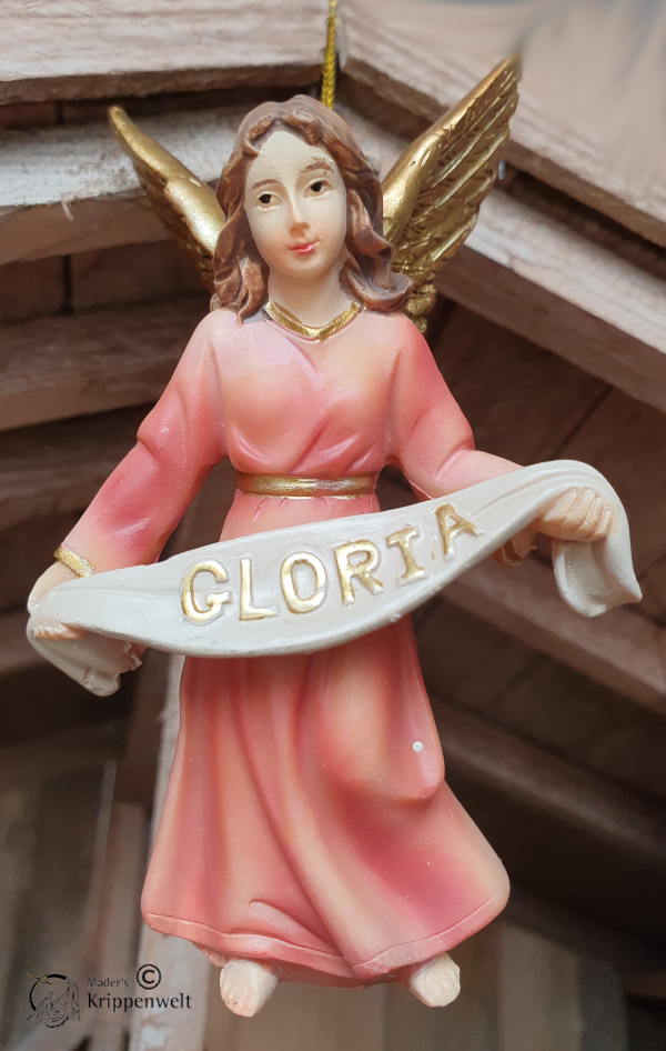 der Engel "Gloria" darf auf keiner Weihnachtskrippe fehlen