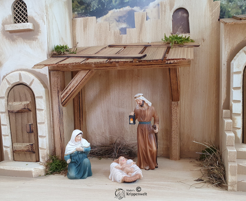 Artikel anzeigen Krippenfiguren aus Kunstharz die heilige Familie