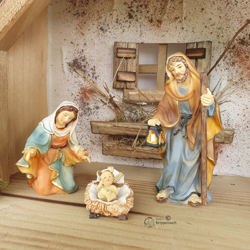 Artikel anzeigen heilige Familie als Krippenfiguren Set aus Polystone