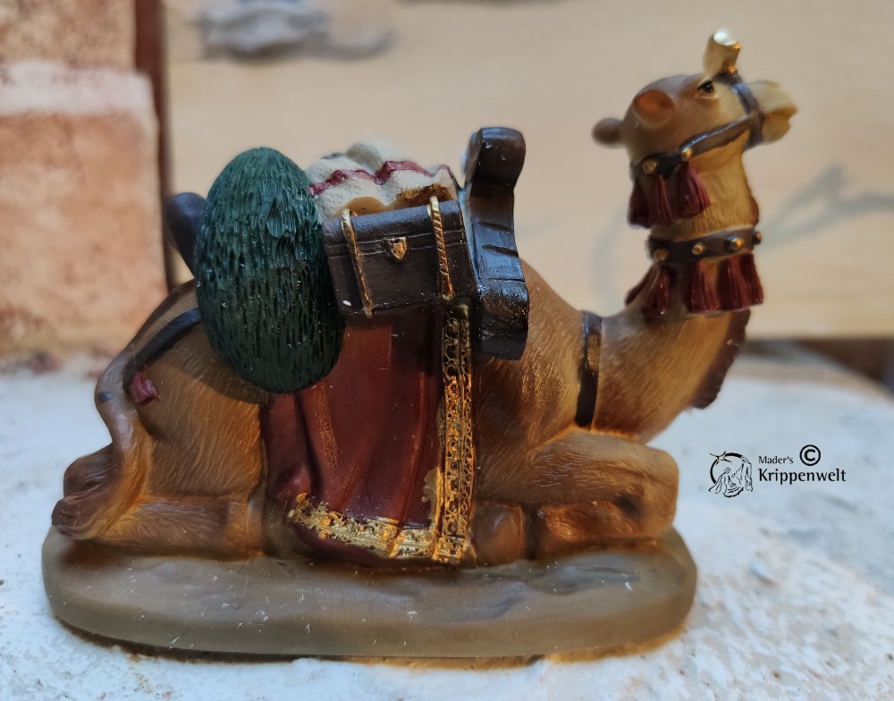 Artikel anzeigen Kamel liegend  als Krippenfigur