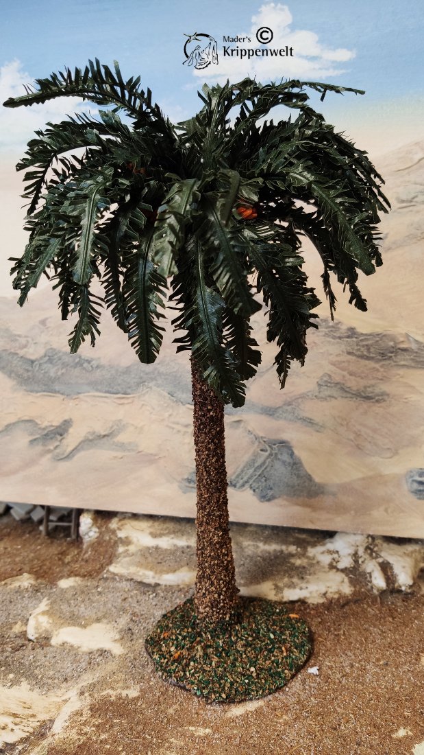 klicken um großes Bild anzuzeigen 15cm oder 25cm Palme als Krippenbotanik