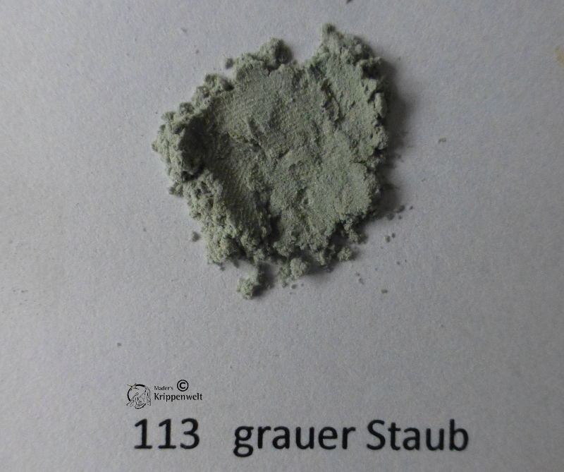Pulver-Verwitterungsfarben für den Krippenbau