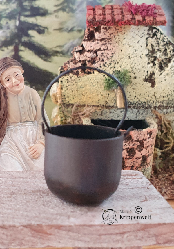 Artikel anzeigen schwarzer Kessel als Krippenzubehör